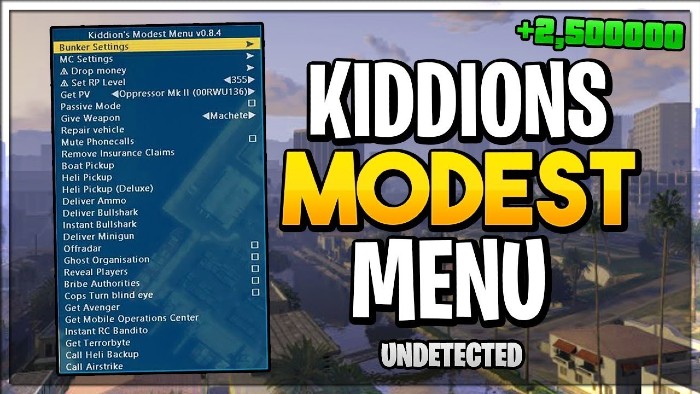 Kiddion mod menu download